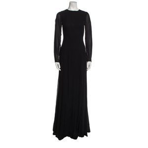 Reformation Hera Carnation Gown in Black USA M | 6